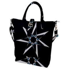 Star Sky Design Decor Buckle Top Tote Bag