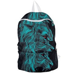 Angry Male Lion Predator Carnivore Foldable Lightweight Backpack