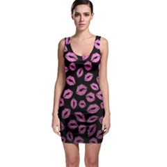 Pink Kisses Bodycon Dress by TheAmericanDream