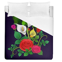 Flowers Charter Flowery Bouquet Duvet Cover (queen Size) by Pakrebo