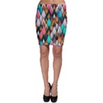 Abstract Triangle Tree Bodycon Skirt