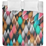 Abstract Triangle Tree Duvet Cover Double Side (King Size)