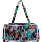 Abstract Triangle Tree Multi Function Bag
