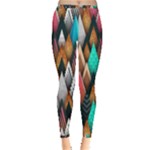 Abstract Triangle Tree Inside Out Leggings