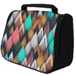 Abstract Triangle Tree Full Print Travel Pouch (Big)
