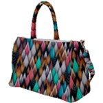 Abstract Triangle Tree Duffel Travel Bag