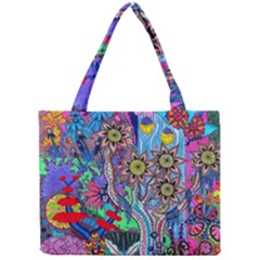 Abstract Forest  Mini Tote Bag by okhismakingart