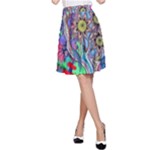 Abstract Forest  A-Line Skirt