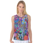 Abstract Forest  Women s Basketball Tank Top