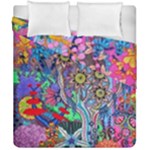 Abstract Forest  Duvet Cover Double Side (California King Size)