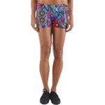 Abstract Forest  Yoga Shorts