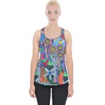 Abstract Forest  Piece Up Tank Top