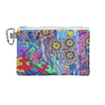 Abstract Forest  Canvas Cosmetic Bag (Medium)