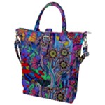 Abstract Forest  Buckle Top Tote Bag