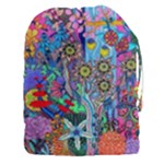 Abstract Forest  Drawstring Pouch (XXXL)