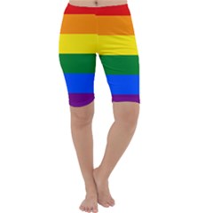 Lgbt Rainbow Pride Flag Cropped Leggings  by lgbtnation