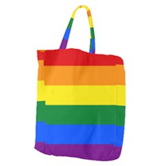 Lgbt Rainbow Pride Flag Giant Grocery Tote by lgbtnation