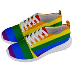 Lgbt Rainbow Pride Flag Men s Lightweight Sports Shoes by lgbtnation