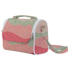 Blush Pink Landscape Satchel Shoulder Bag by charliecreates