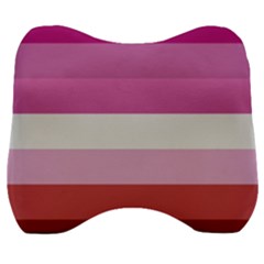 Lesbian Pride Flag Velour Head Support Cushion by lgbtnation