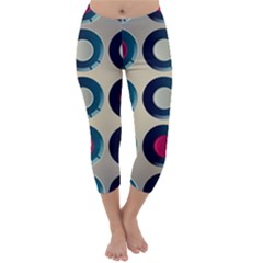 Background Colorful Abstract Capri Winter Leggings  by HermanTelo