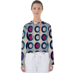 Background Colorful Abstract Women s Slouchy Sweat