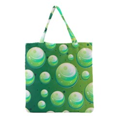 Background Colorful Abstract Circle Grocery Tote Bag by HermanTelo