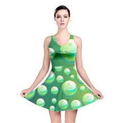 Background Colorful Abstract Circle Reversible Skater Dress