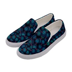 Background Abstract Textile Design Women s Canvas Slip Ons