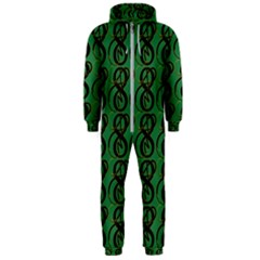 Abstract Pattern Graphic Lines Hooded Jumpsuit (men) 