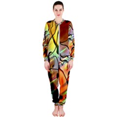 Abstract Transparent Drawing Onepiece Jumpsuit (ladies) 