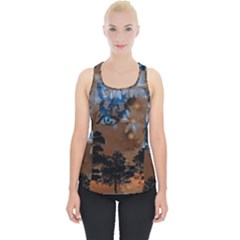 Landscape Woman Magic Evening Piece Up Tank Top by HermanTelo