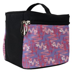 Pattern Abstract Squiggles Gliftex Make Up Travel Bag (small)