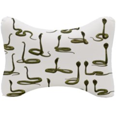 Snake Cobra Reptile Poisonous Seat Head Rest Cushion by HermanTelo