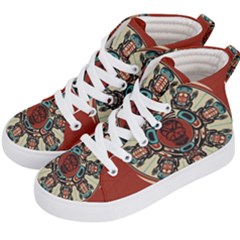 Grateful Dead Pacific Northwest Cover Kids  Hi-top Skate Sneakers by Sapixe