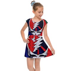 Grateful Dead Kids  Cap Sleeve Dress by Sapixe