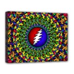 Grateful Dead Canvas 14  x 11  (Stretched)