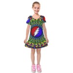 Grateful Dead Kids  Short Sleeve Velvet Dress