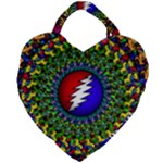 Grateful Dead Giant Heart Shaped Tote