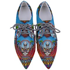 Grateful Dead Wallpapers Pointed Oxford Shoes