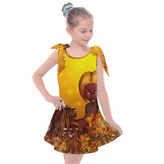 Cute Little Fairy Kids  Tie Up Tunic Dress by FantasyWorld7