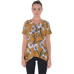 Daisy Cut Out Side Drop Tee by BubbSnugg