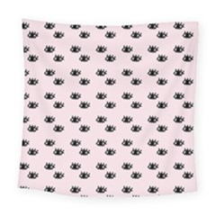 Pink Eyes Square Tapestry (large)