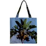 Palm Tree Zipper Grocery Tote Bag