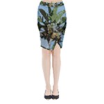 Palm Tree Midi Wrap Pencil Skirt