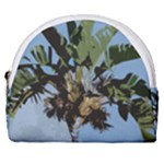 Palm Tree Horseshoe Style Canvas Pouch