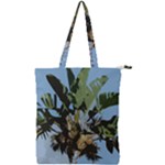 Palm Tree Double Zip Up Tote Bag