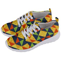 Background Geometric Color Plaid Men s Lightweight Sports Shoes by Mariart