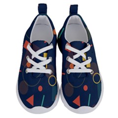Background Geometric Running Shoes