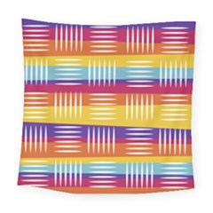 Background Line Rainbow Square Tapestry (large)